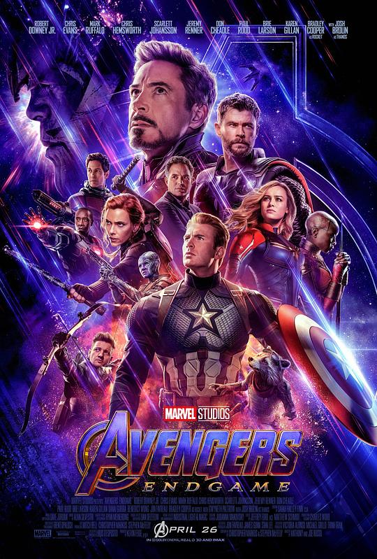 复仇者联盟4：终局之战 Avengers: Endgame (2019) / 复仇者联盟3：无尽之战(下) / 复联4 / Avengers: Infinity War - Part II / The Avengers 3: Part 2 / The Avengers 4: Endgame / AVG4