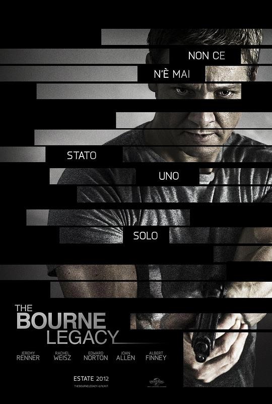 谍影重重4 The Bourne Legacy (2012) / 叛谍追击4：机密逃杀(港) / 神鬼认证4(台) / 谍影重重4：伯恩的遗产