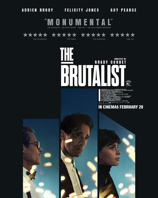 粗野派 The Brutalist (2024) / 粗犷派建筑师(港/台) / 野兽派 / 粗野主义者