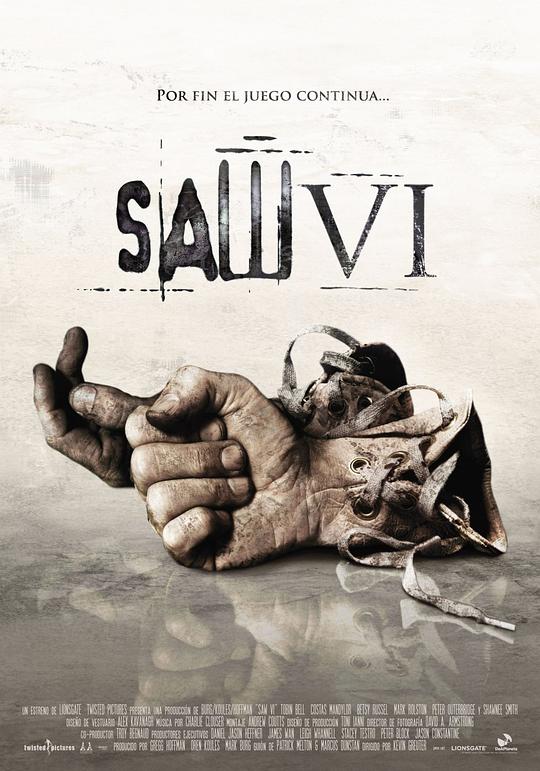 电锯惊魂6 Saw VI (2009) / 夺魂锯6(台) / 恐惧斗室6万罚朝中(港) / 你死我活6 / 链锯惊魂6