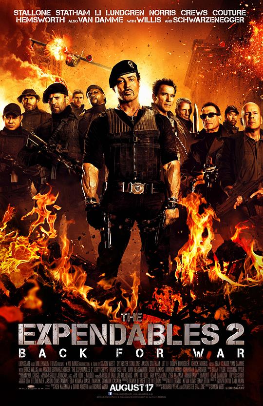 敢死队2 The Expendables 2 (2012) / 浴血任务2(台) / 轰天猛将2(港) / The Expendables II